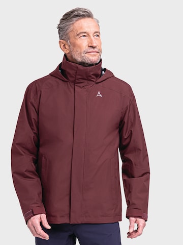 Schöffel Outdoor jacket in Red: front