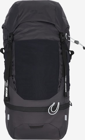 Zaino sportivo 'Wolftrail Recco' di JACK WOLFSKIN in nero: frontale