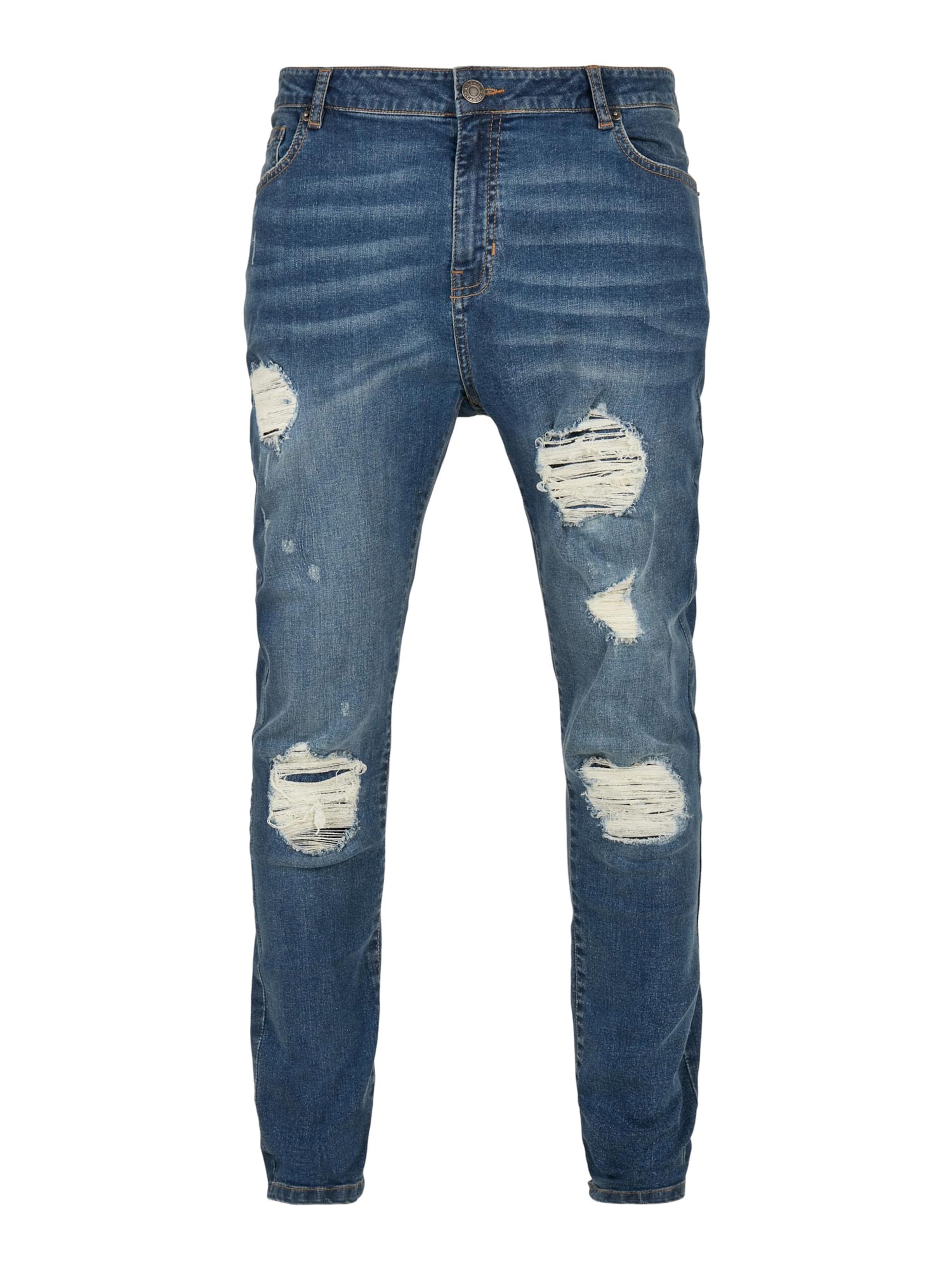 Slimfit Jeans di Urban Classics in blu: frontale