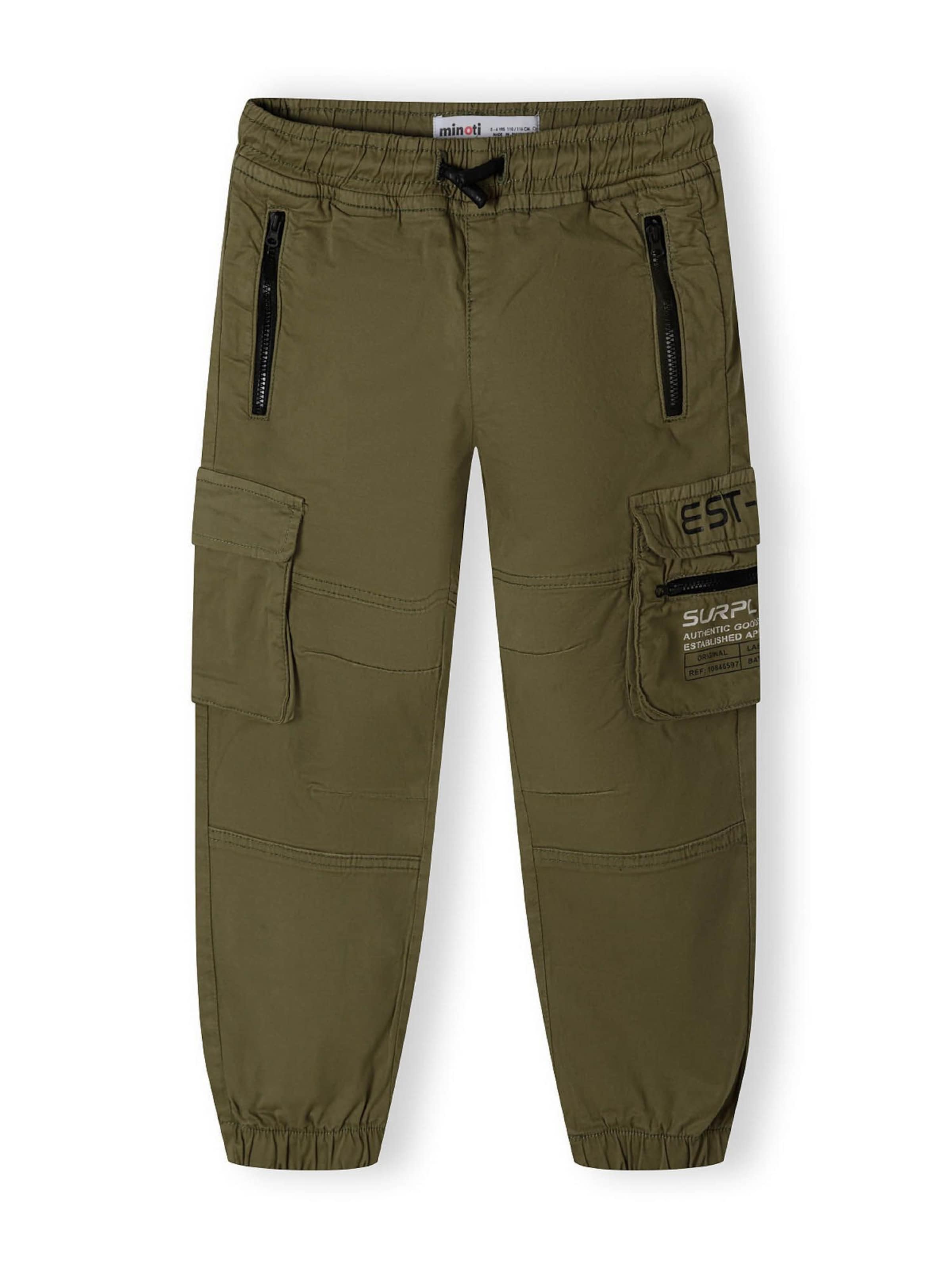 MINOTI - Tapered Pantalón en verde: frente