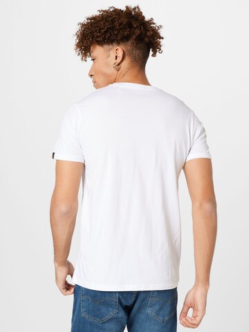 T-Shirt ALPHA INDUSTRIES en blanc