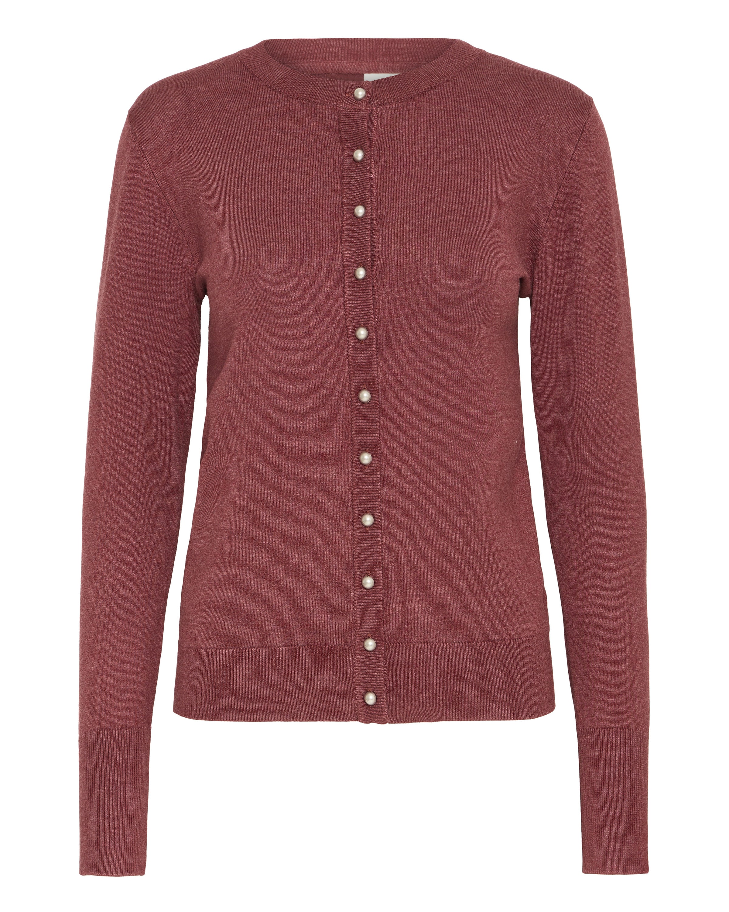 Pulz Cardigan 'PZSARA' i rød: forside