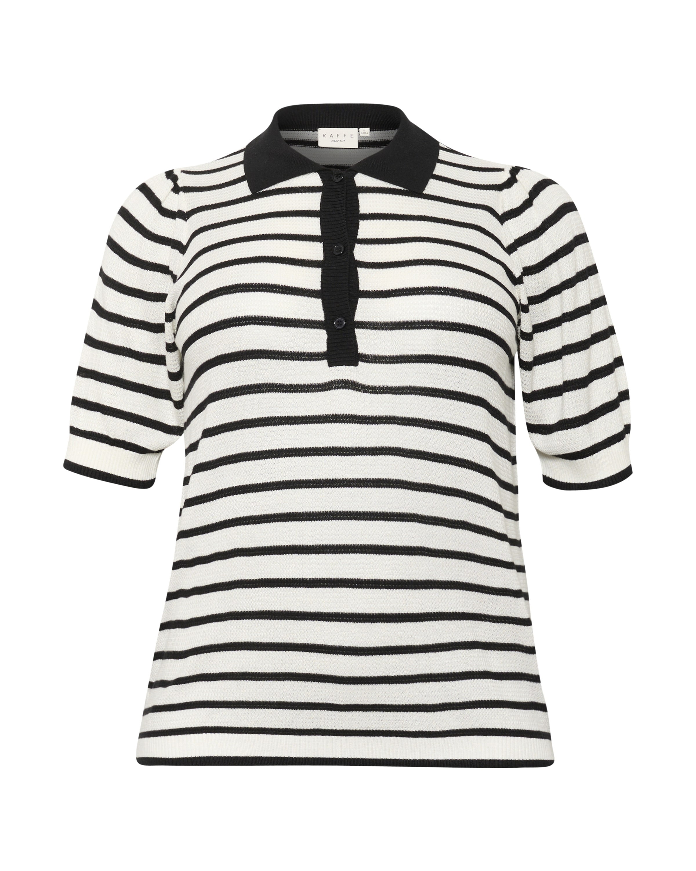 Pull-over 'Amana' KAFFE CURVE en blanc : devant