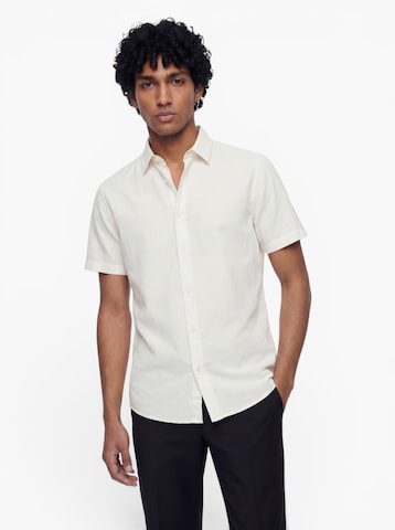 JACK & JONES Средняя посадка Рубашка 'JJEBreeze' в Белый: спереди