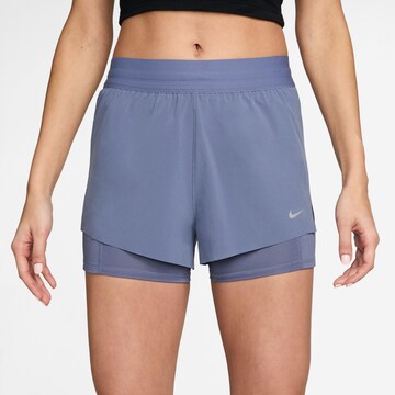 NIKE Regular Laufshorts 'SWIFT' in Lila: Vorderseite