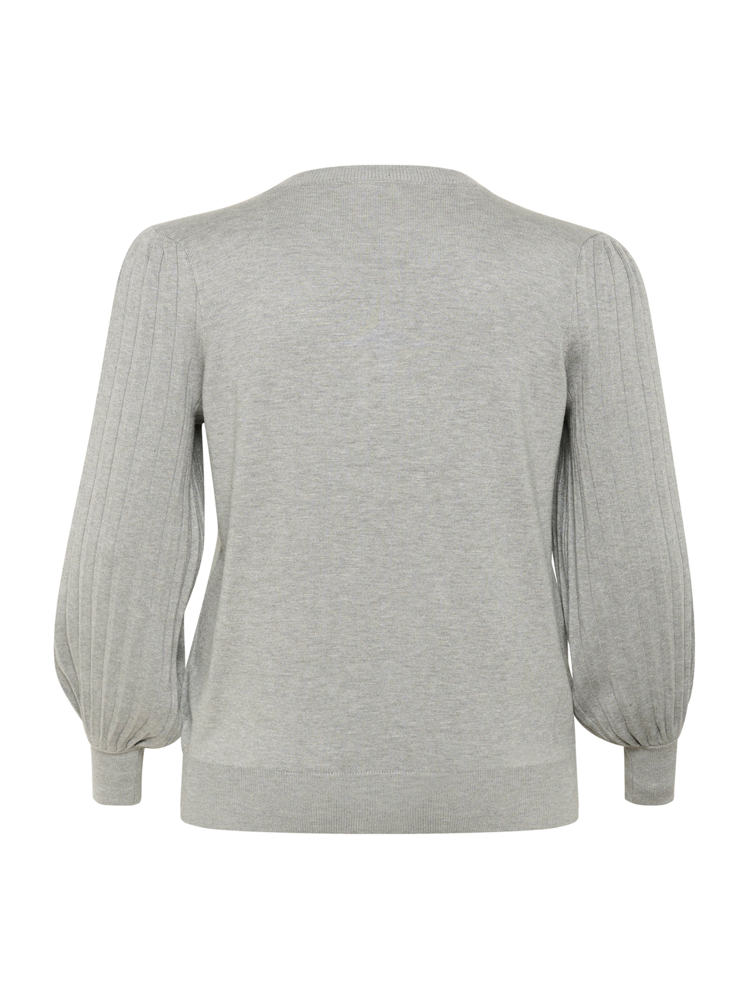 KAFFE CURVE Sweter 'KC Loni' w kolorze szary