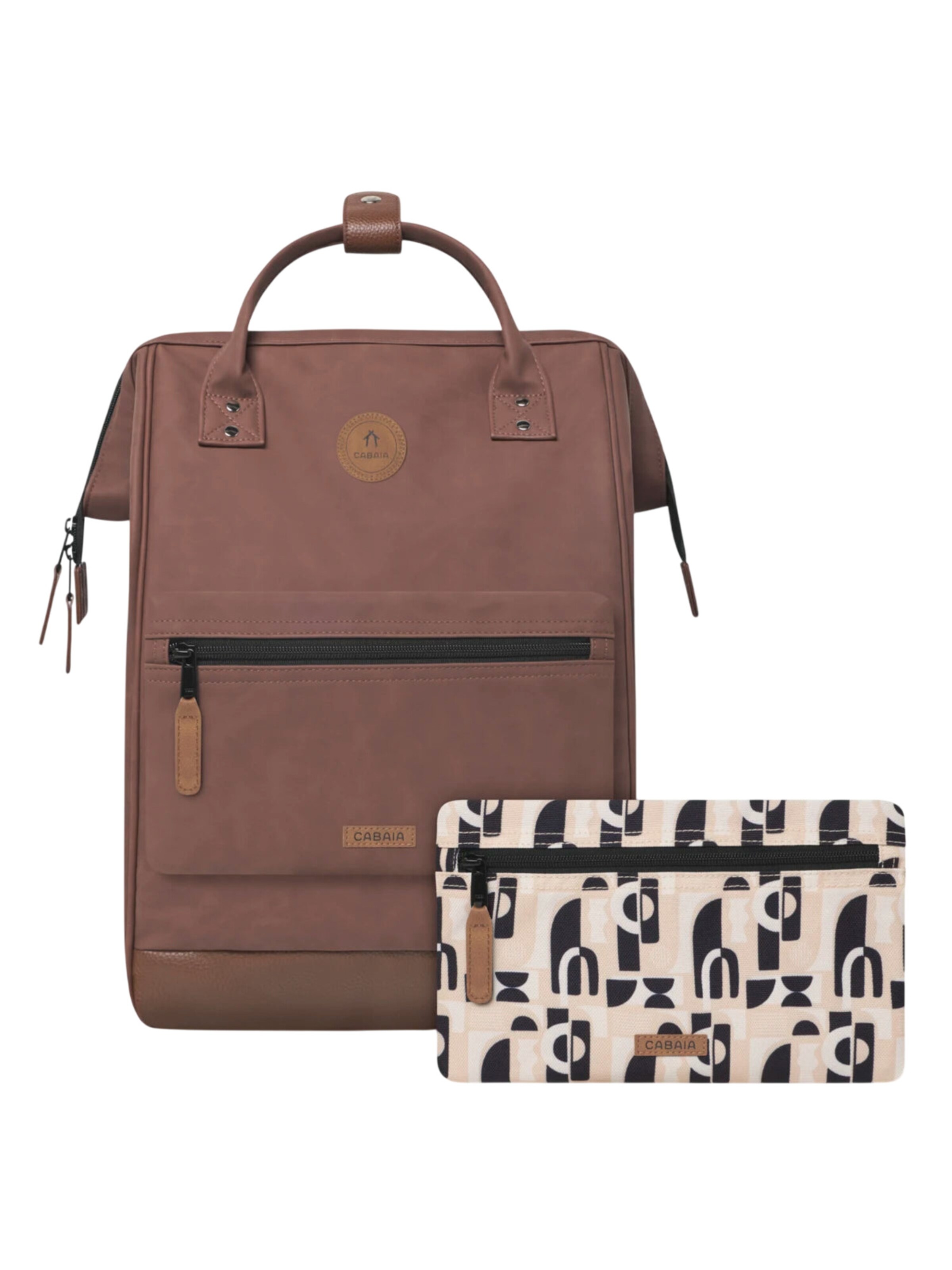 Cabaia Rucksack 'Carcassonne L' in Braun: Vorderseite