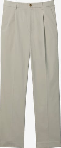 Calvin Klein Pleat-Front Pants in Beige: front