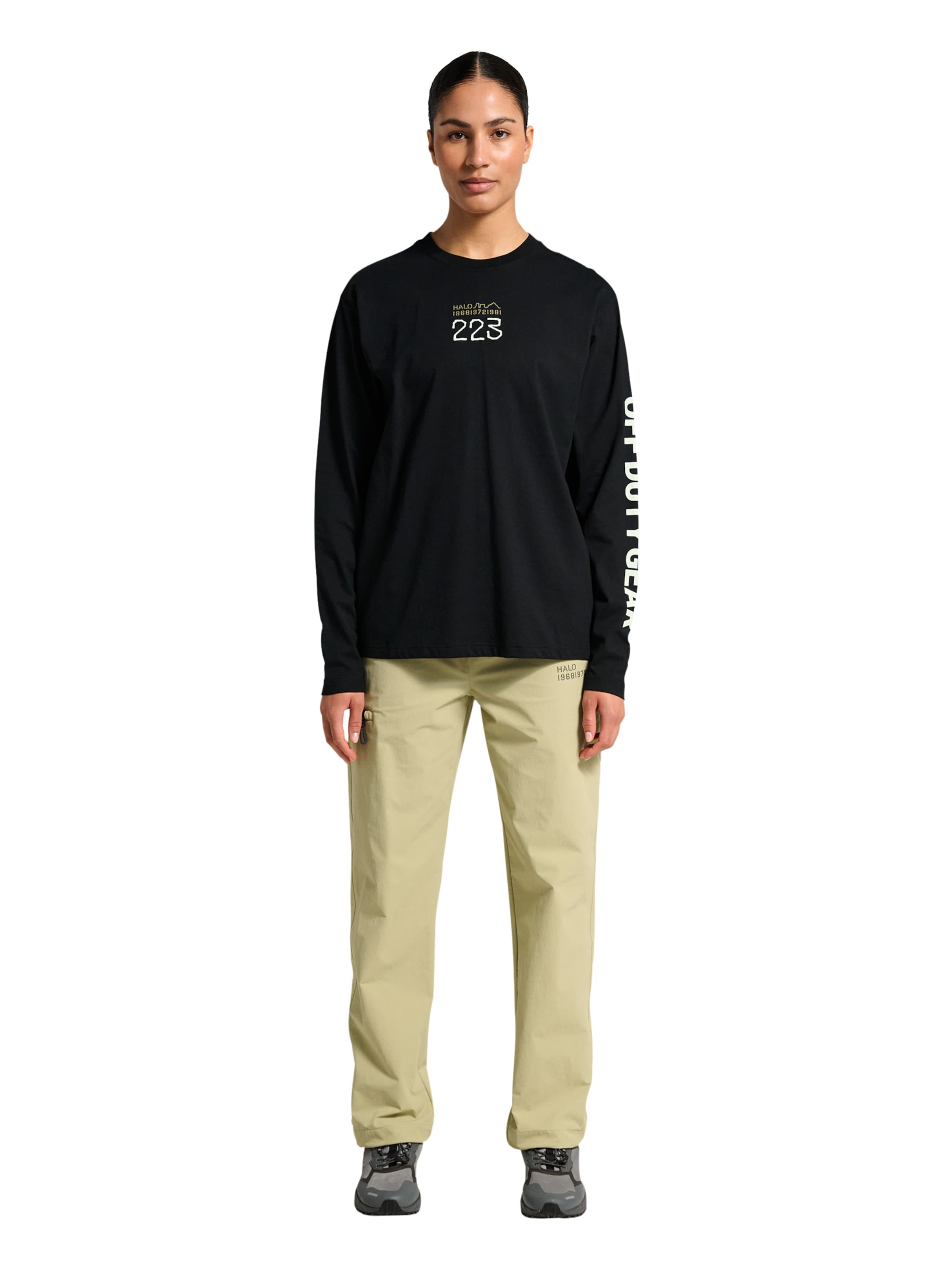 HALO Shirt in Schwarz