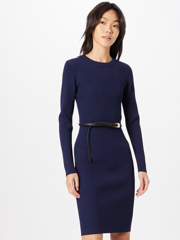 Coast Knitted dress in Blue: front