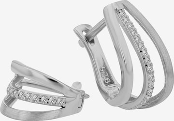 Akzent Ohrringe '"Arnika" aus 925 Sterlingsilber, rhodiniert, langlebig' in Silber: Vorderseite