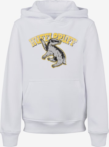 F4NT4STIC Sweatshirt 'Harry Potter Hufflepuff' in Wit: voorkant