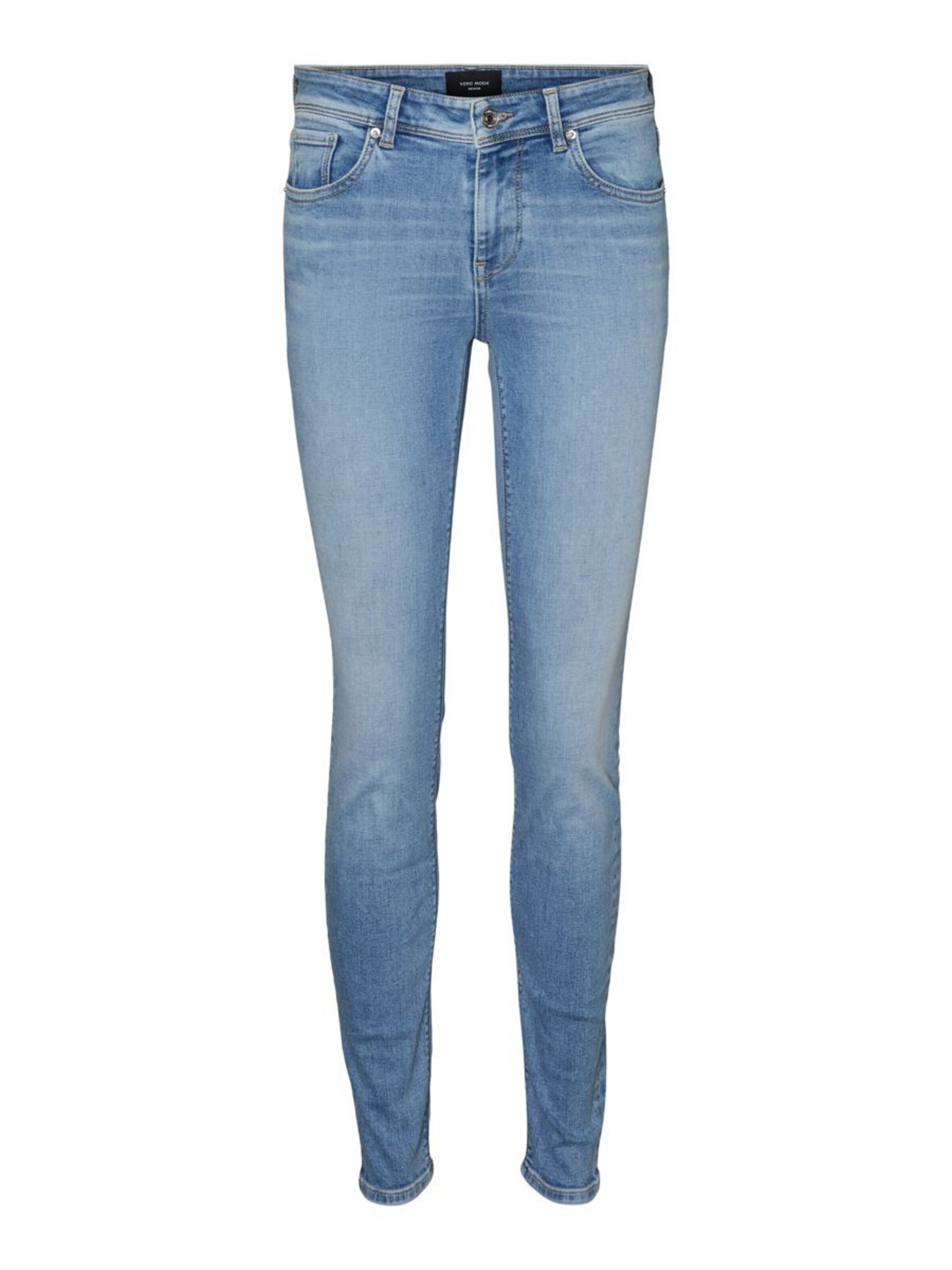 VERO MODA Slimfit Jeans in Blau: Vorderseite