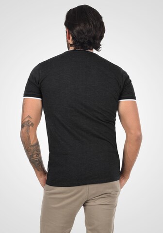 !Solid Shirt 'Saul' in Zwart
