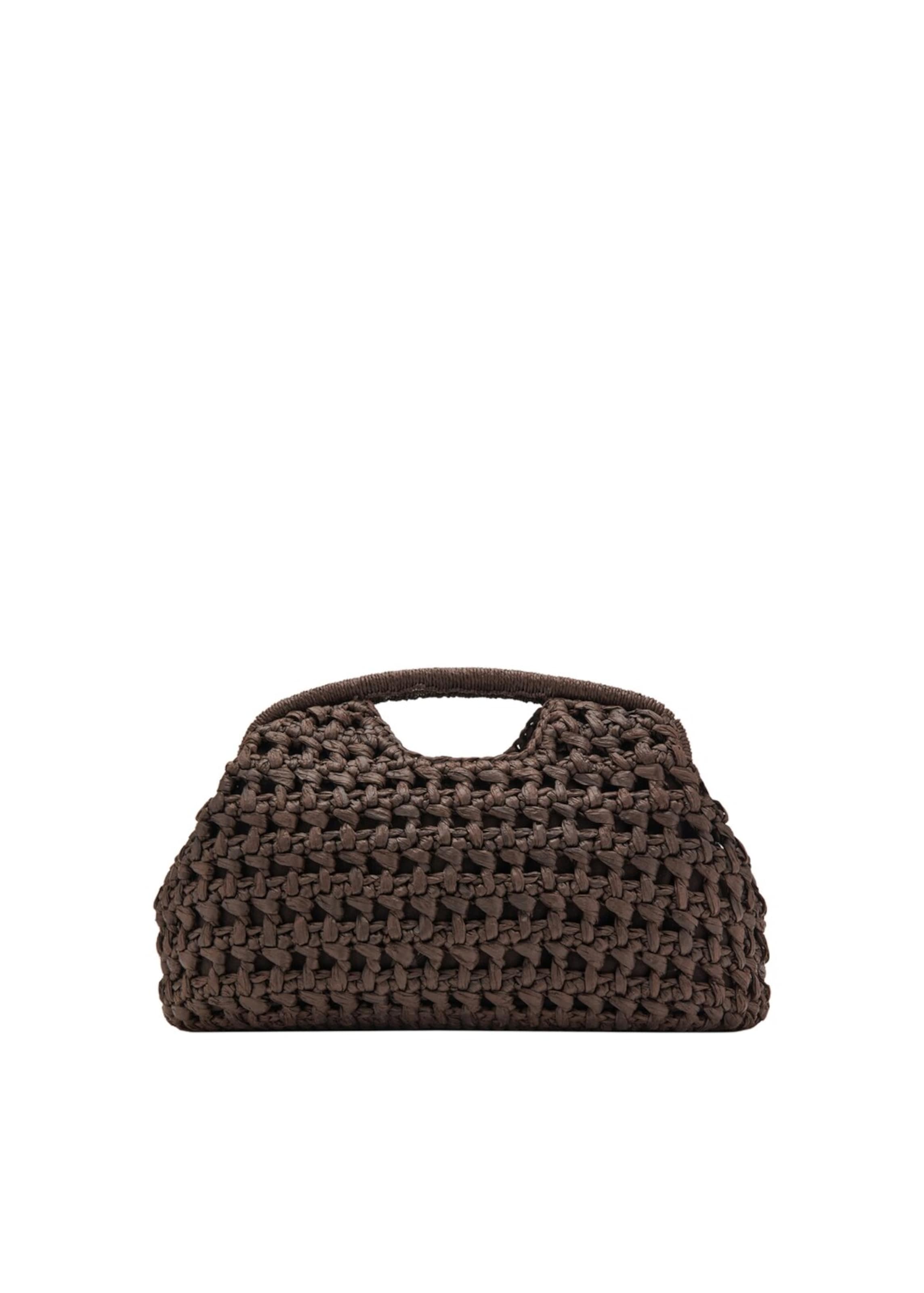 MANGO Handbag 'Sidney' in Brown: front