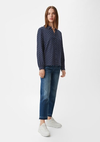 comma casual identity Bluse in Blau