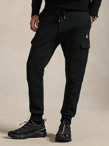 Effilé Pantalon Polo Ralph Lauren en noir : devant