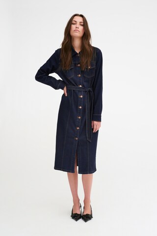 Robe-chemise 'Lara' My Essential Wardrobe en bleu : devant