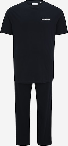 Jack & Jones PlusDuga pidžama 'JACEVEREST' - plava boja: prednji dio