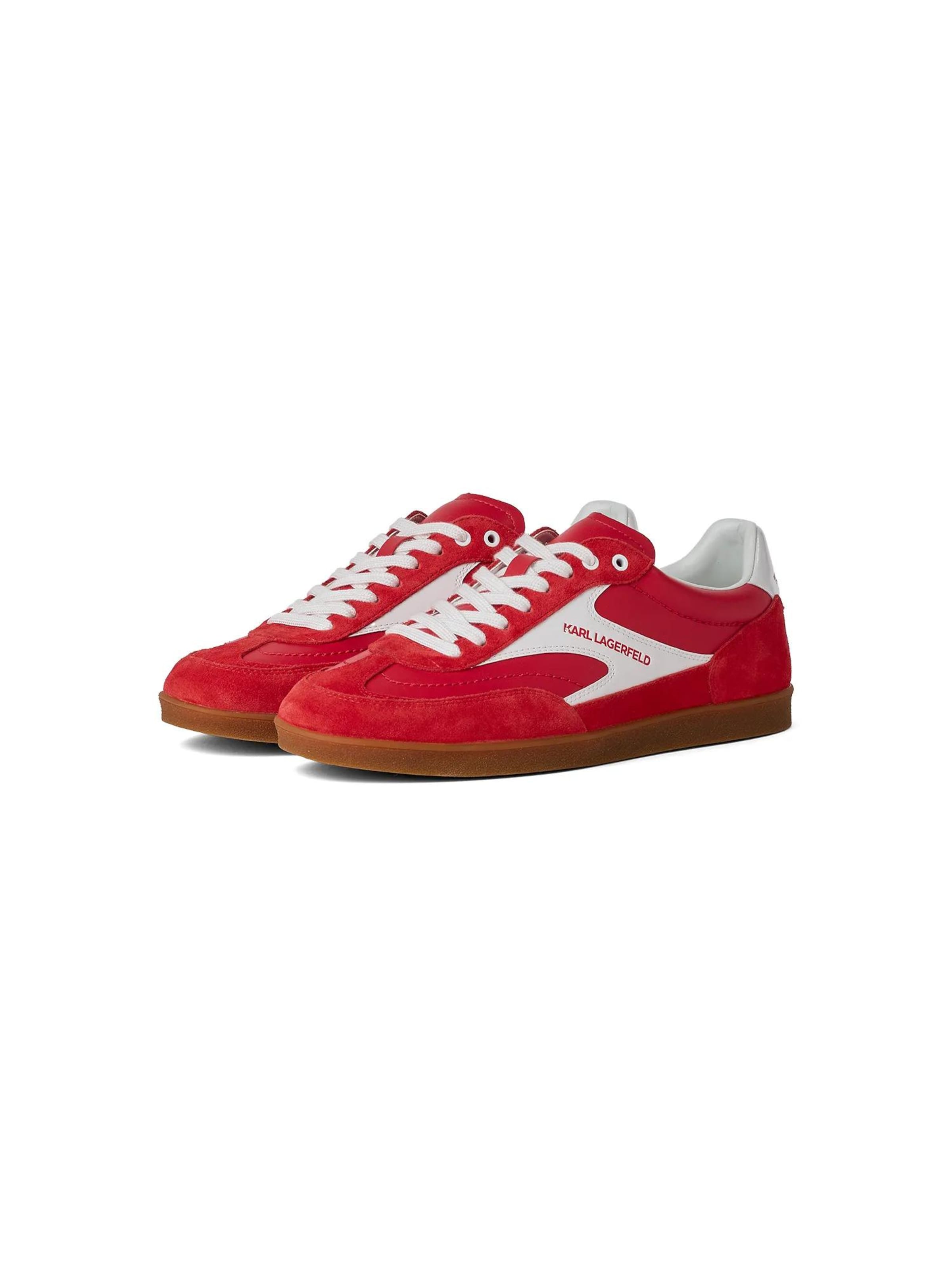 Baskets basses 'Kandidate' KARL LAGERFELD JEANS en rouge
