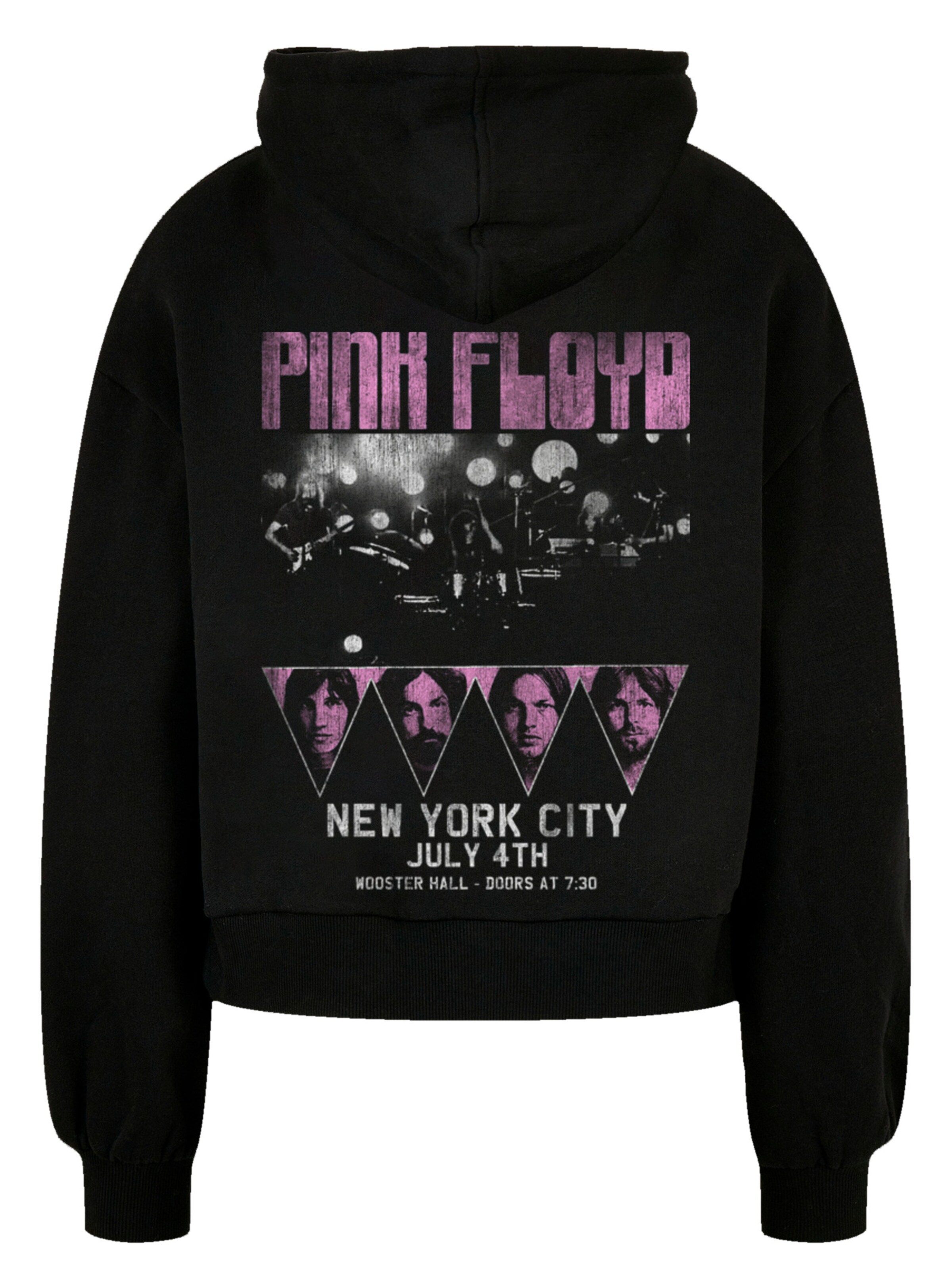 F4NT4STIC Sweatshirt 'Pink Floyd Tour NYC' in Schwarz