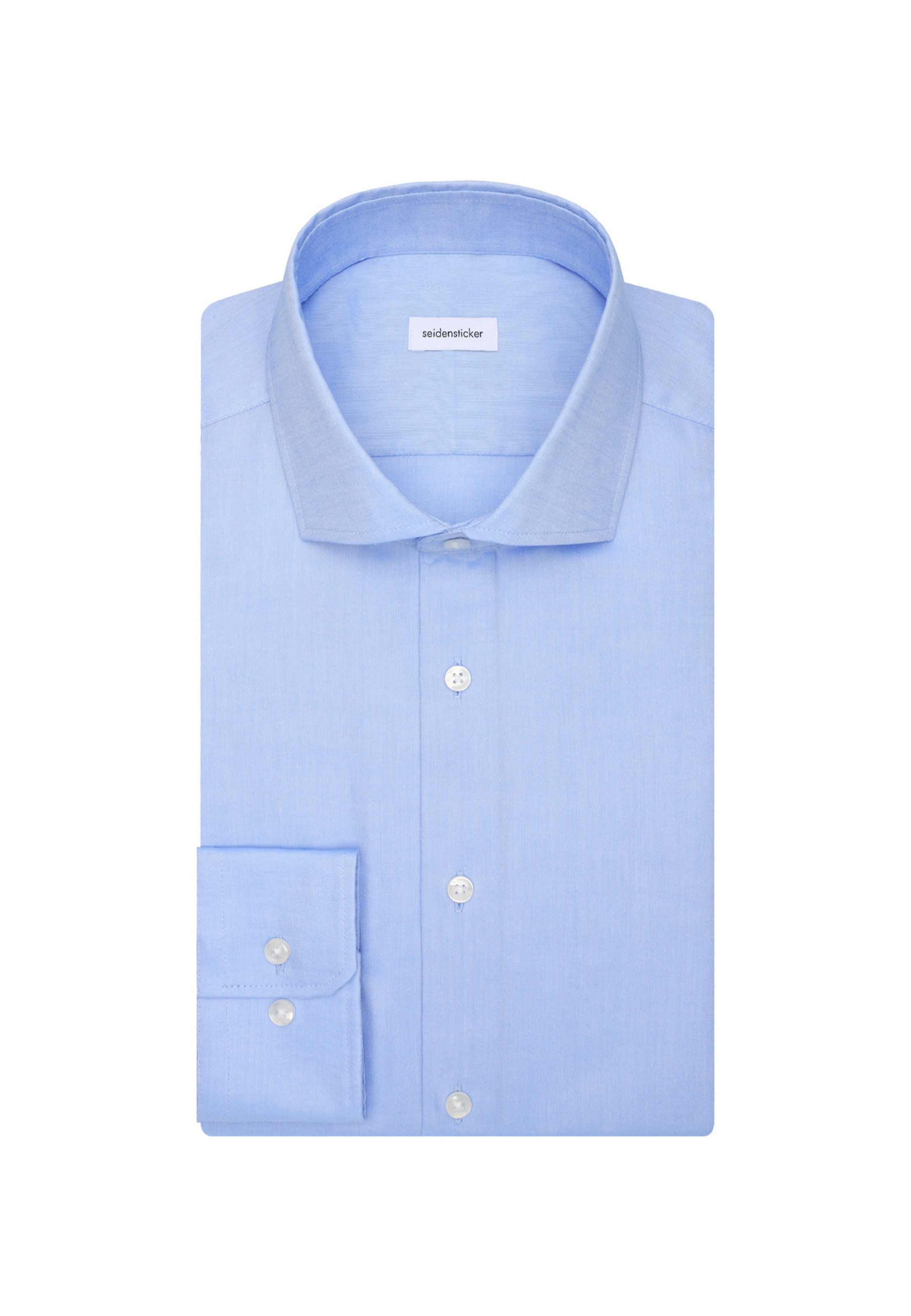 SEIDENSTICKER Regular fit Zakelijk overhemd 'Schwarze Rose' in Blauw