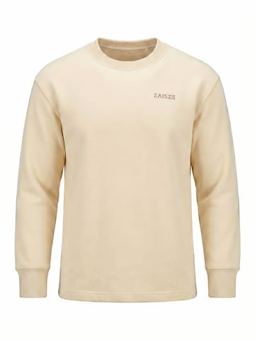 Zaisze Sportsweatshirt 'Soft Ember' in Beige: Vorderseite