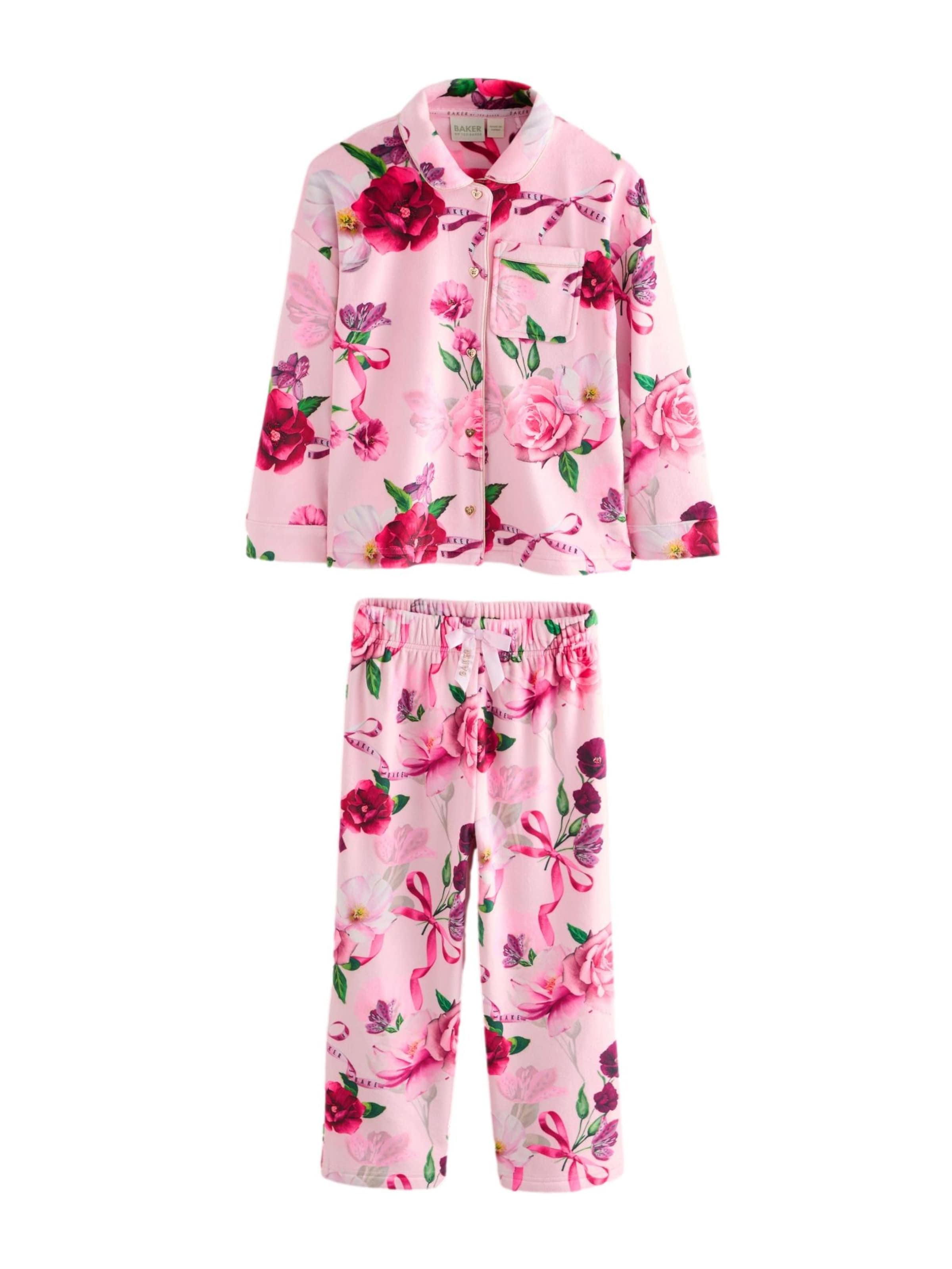 Baker by Ted Baker Пижама в Ярко-розовый: спереди