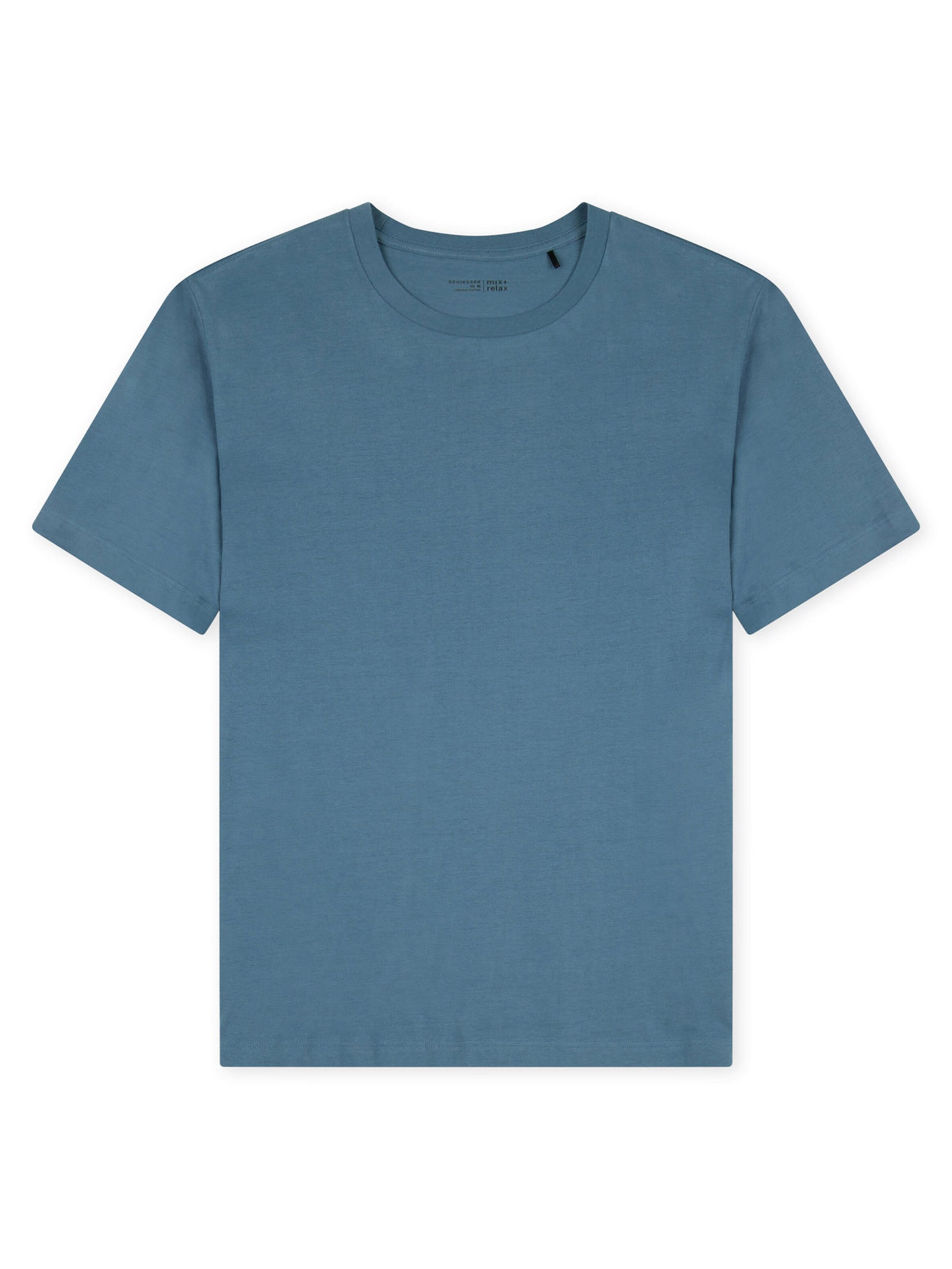 T-Shirt ' Mix + Relax ' SCHIESSER en bleu : devant