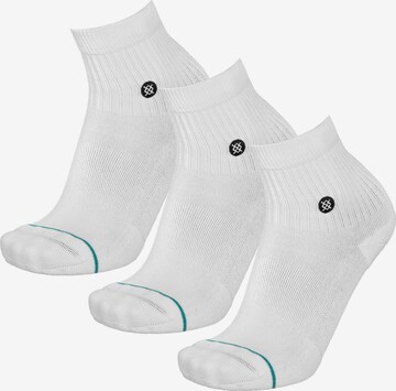 Stance Athletic Socks in White: front