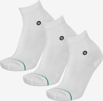 Stance Athletic Socks in White: front