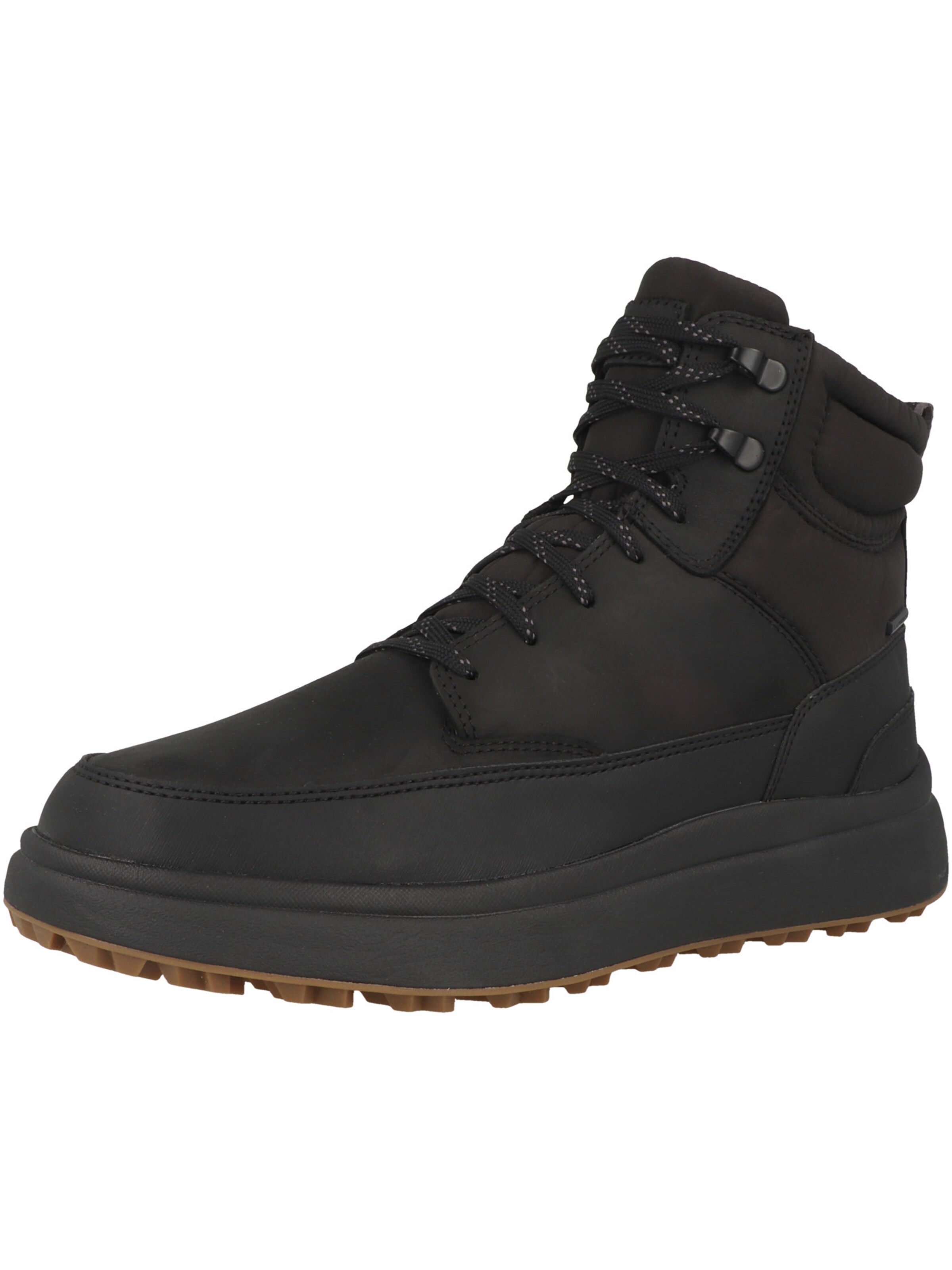GEOX Boots 'Granito' in Zwart: voorkant