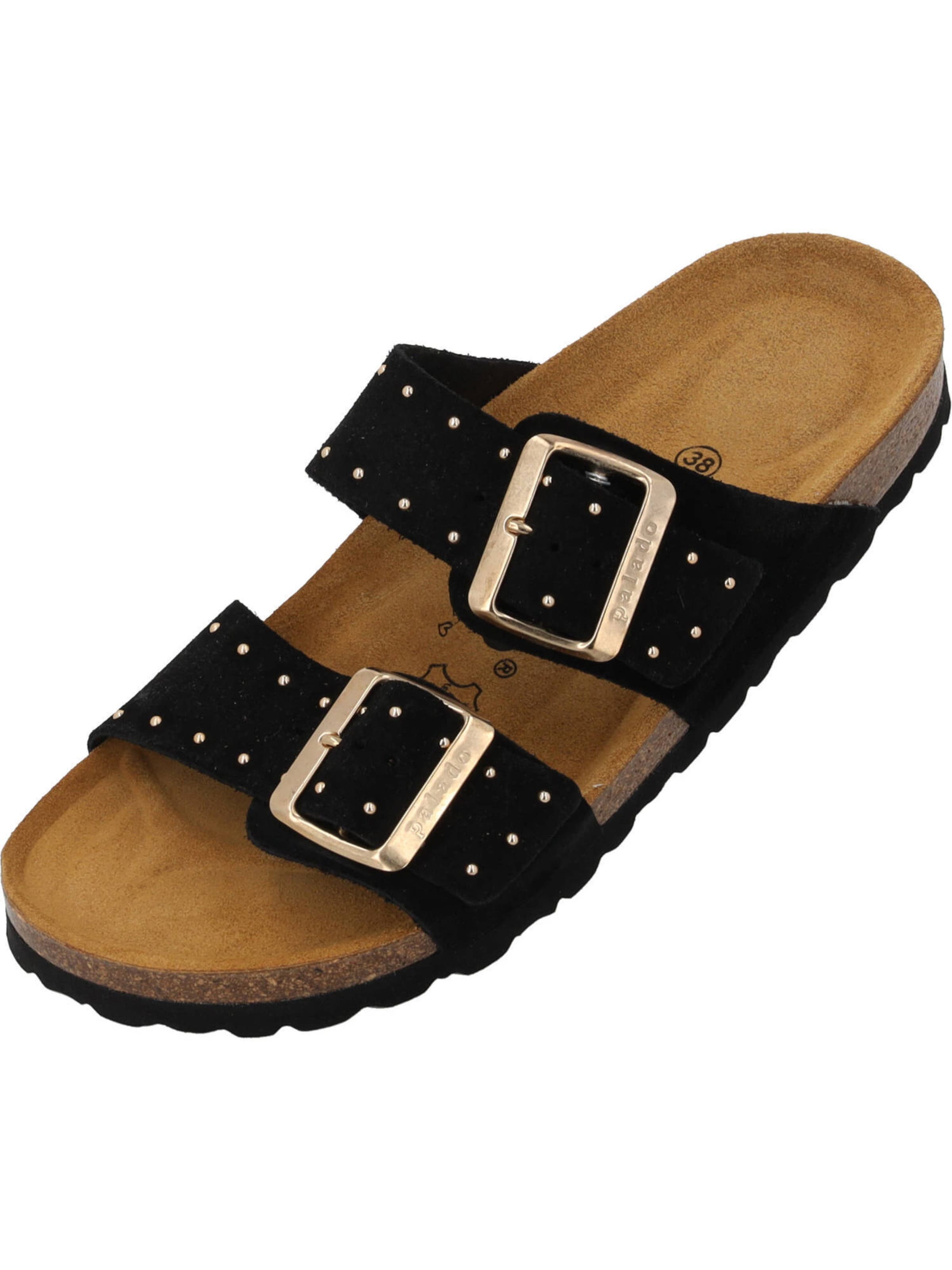 Palado by Sila Sahin Пантолеты 'Samos Glint' в Черный: спереди