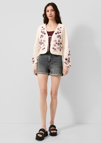 QS Bluse in Beige