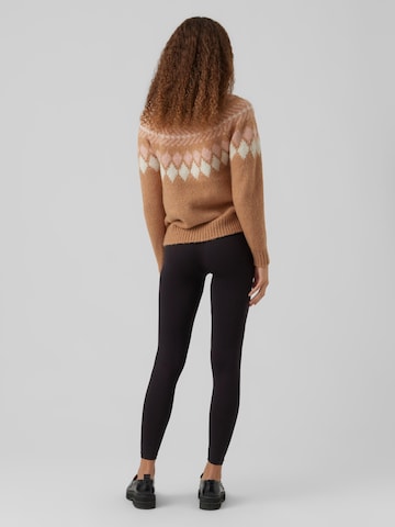 VERO MODA Pullover 'Filippa' in Braun