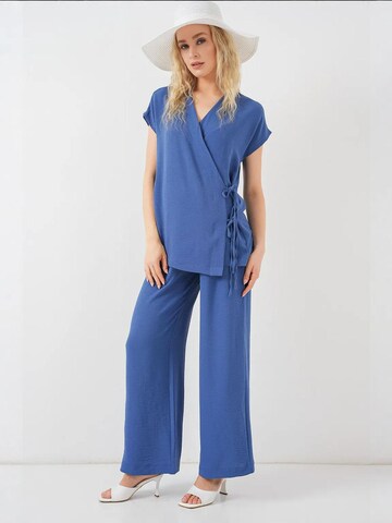 Bigdart - Calças de fato em azul: frente