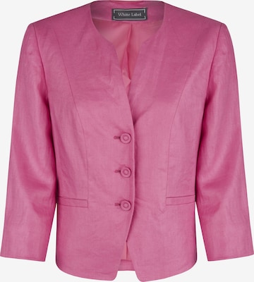 White Label Blazer in Pink: front