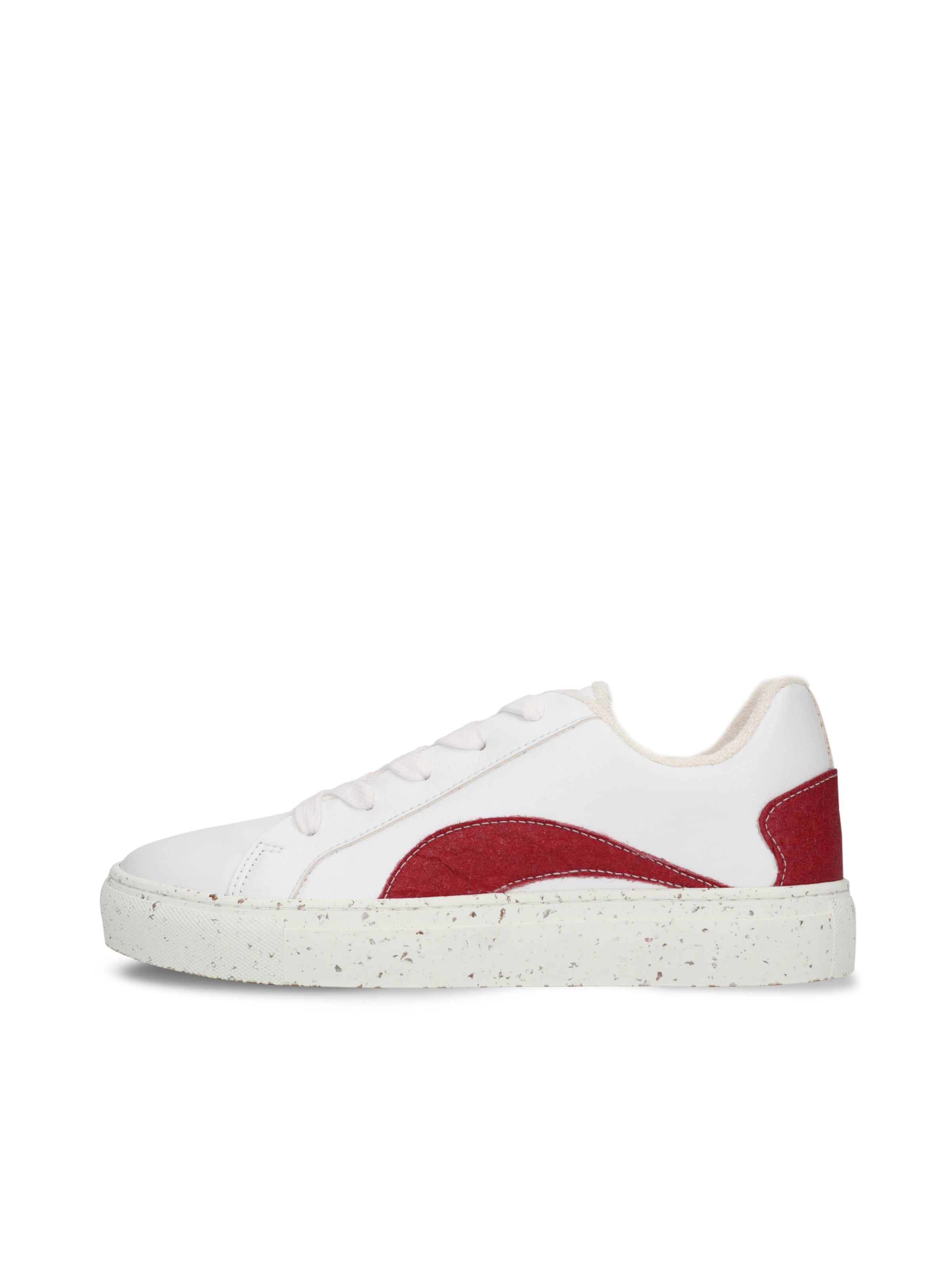 Baskets basses 'Berlin' nae Vegan Shoes en rouge : devant