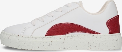 nae Vegan Shoes Baskets basses 'Berlin' en rouge / blanc, Vue avec produit