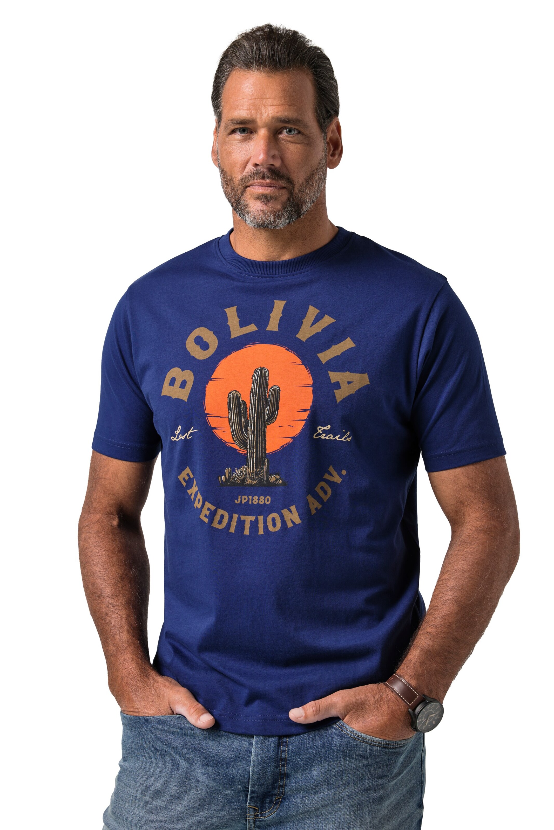 JP1880 Shirt in Blue: front