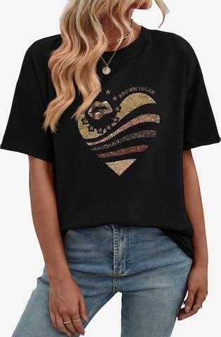 GORHEY Shirt in Zwart: voorkant