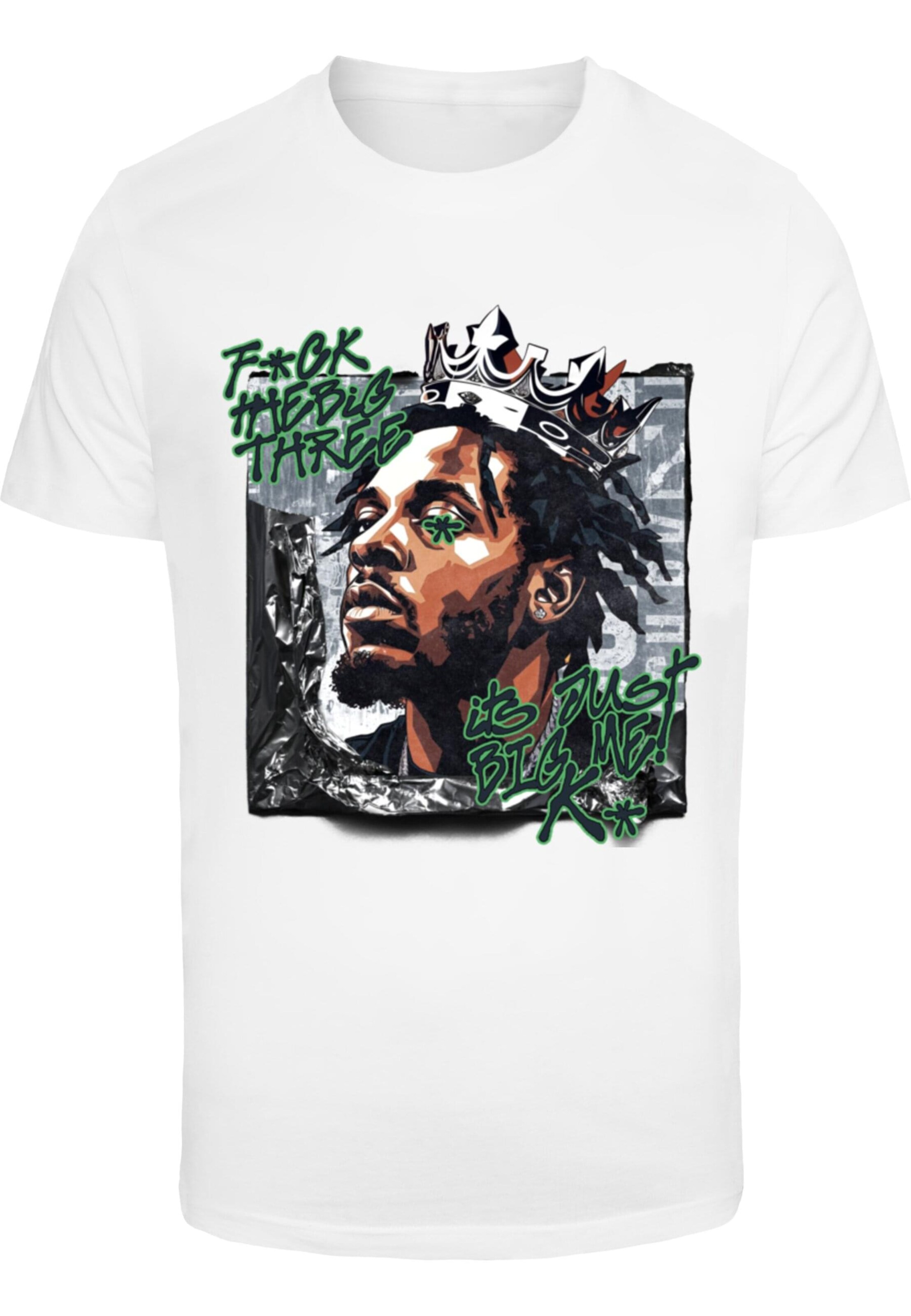 T-Shirt Mister Tee en blanc : devant