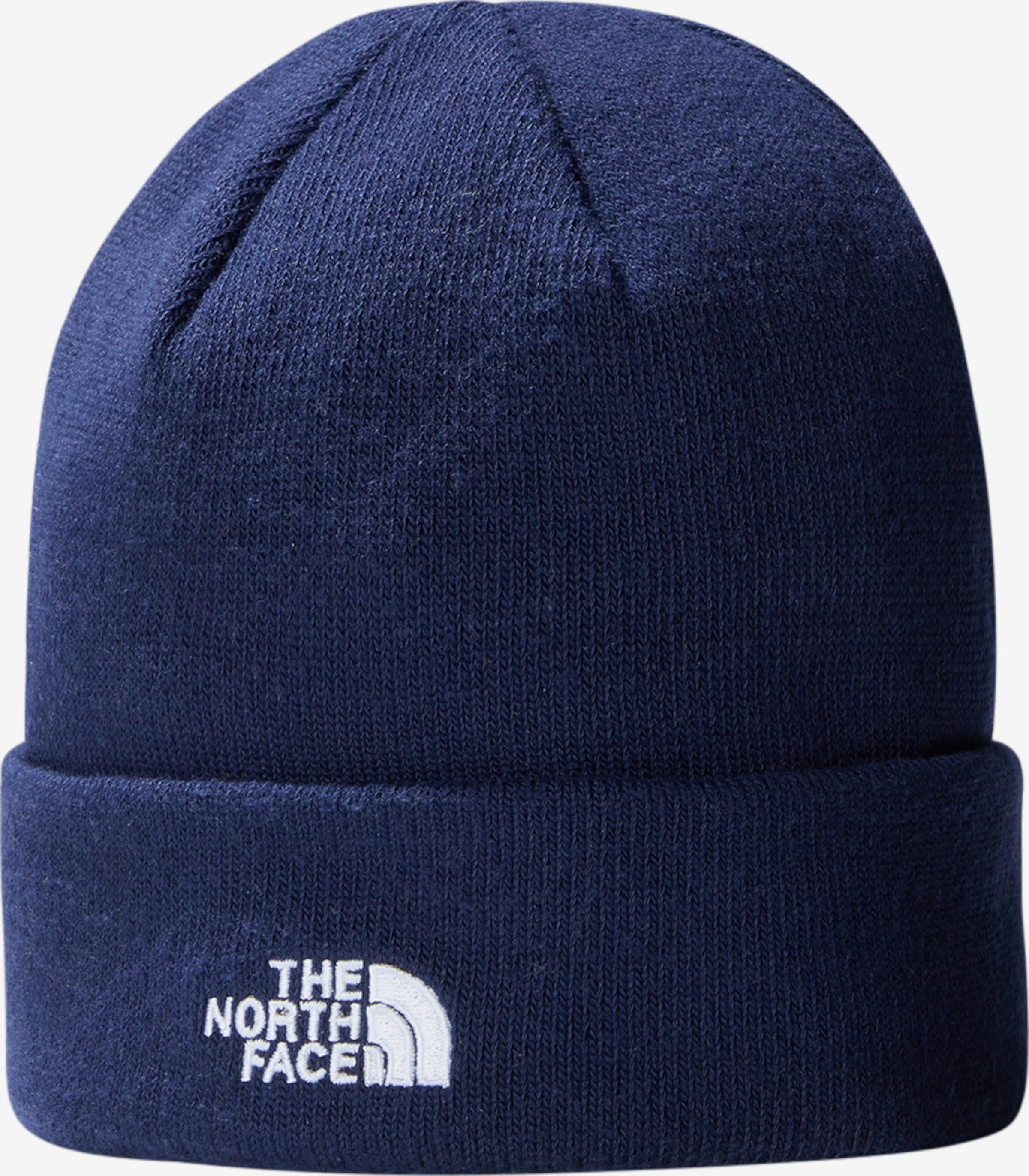 navy blue north face beanie