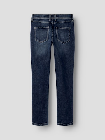Coupe slim Jean 'NKMSILAS' NAME IT en bleu
