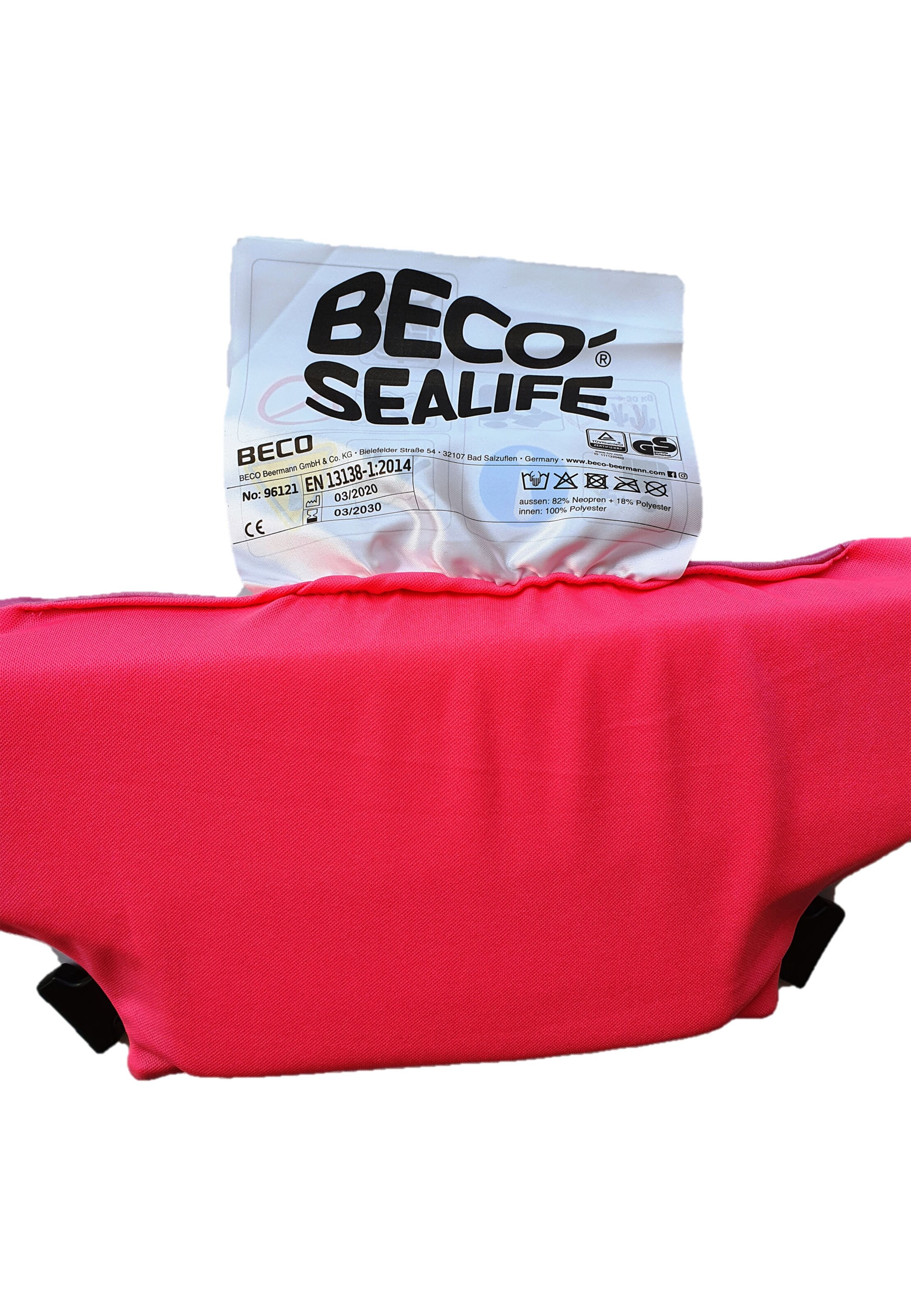 BECO the world of aquasports Schwimmgürtel-Set 'Learn To Swim' in Pink