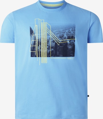 Charles Colby T-Shirt 'Earl Cayse' in Blau: predná strana