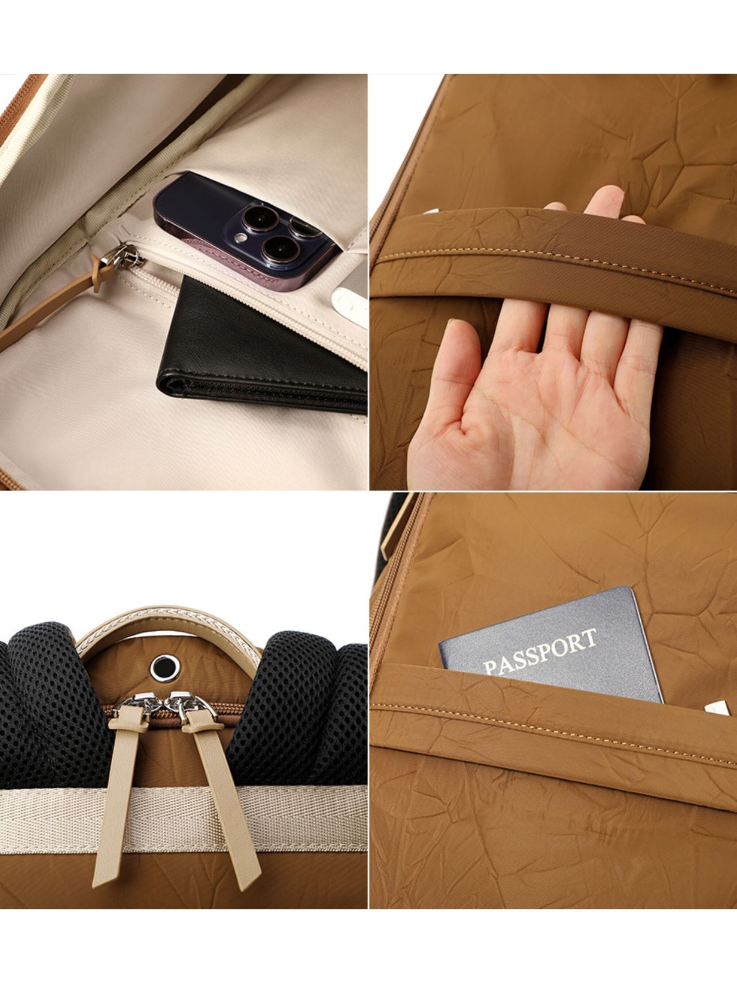 jolar Backpack 'Casual' in Brown