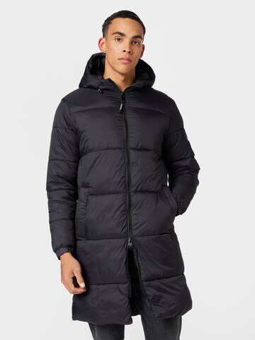 juoda JACK & JONES Žieminė striukė 'Hero': priekis
