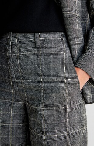Scalpers Regular Pants 'Black Check' in Grey