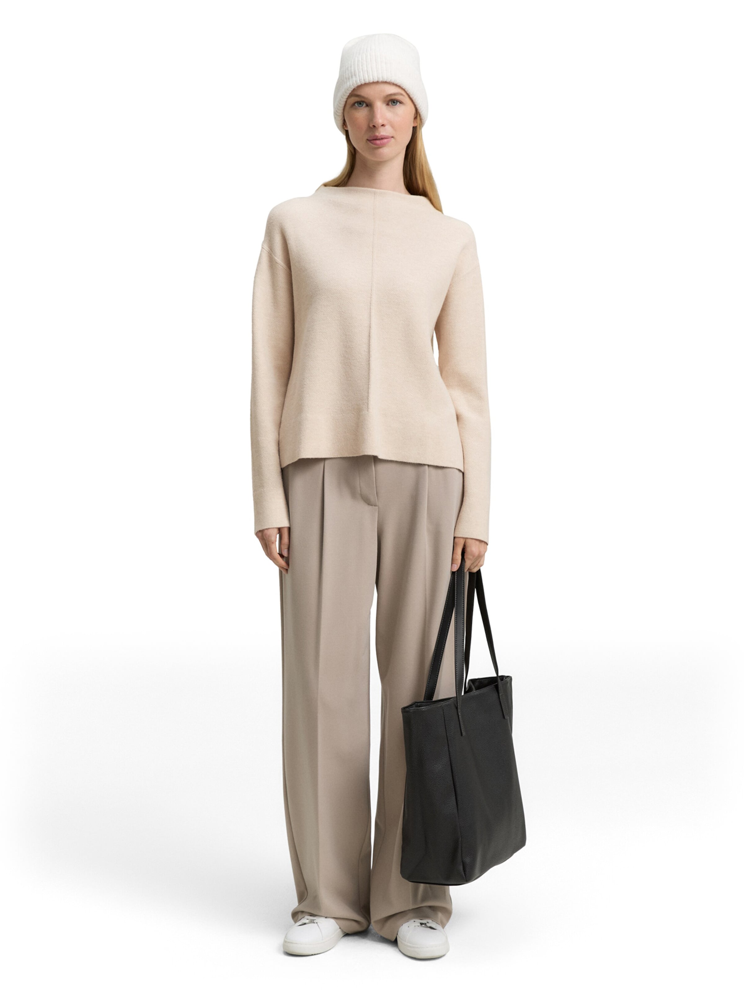 TOM TAILOR - Jersey en beige